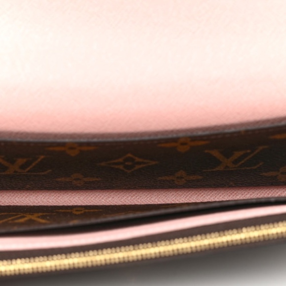 Louis Vuitton Monogram Emilie Wallet Rose Ballerine - Picture 6 of 7